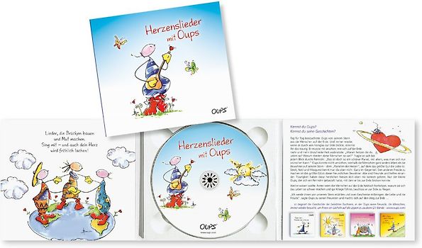 Herzensbildung CD - Herzenslieder mit Oups