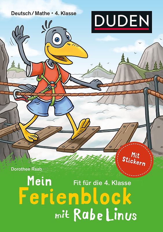 Mein Ferienblock mit Rabe Linus – Fit für die 4. Klasse
