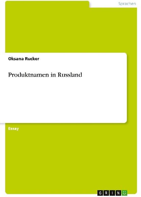Produktnamen in Russland