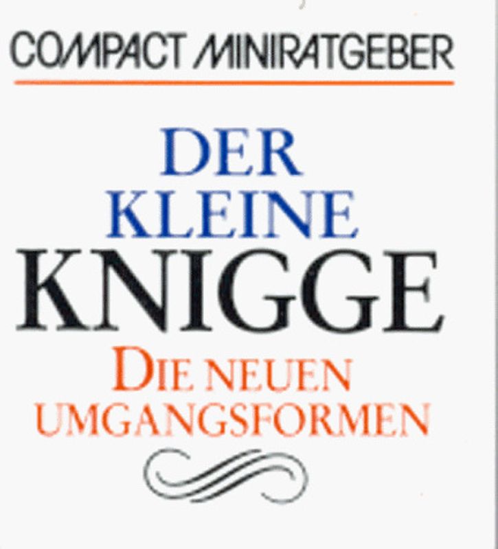 Der kleine Knigge