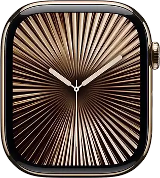 Apple Watch Series 10 46 mm Boîtier titane or [Wi-Fi + Cellulaire]