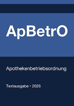 ApBetrO - Apothekenbetriebsordnung (Deutschland) 2026