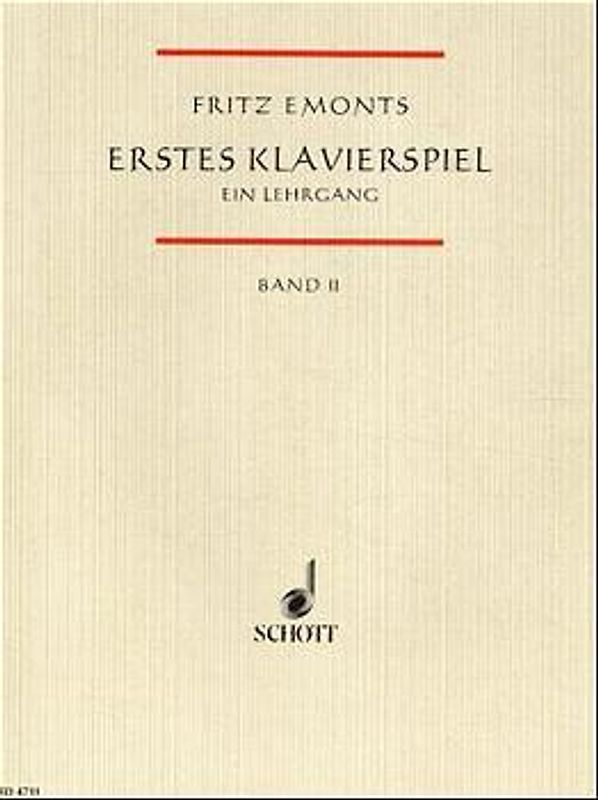 Erstes Klavierspiel