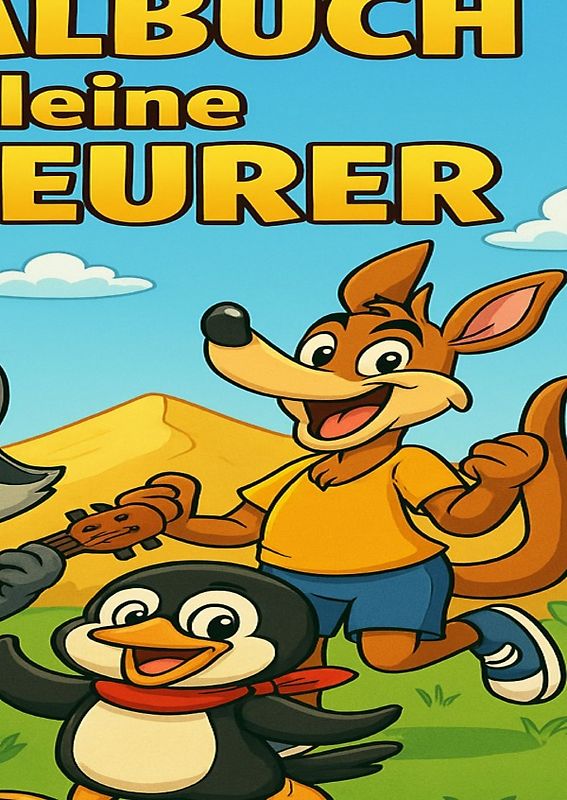 Ausmalbuch für kleine Abenteurer