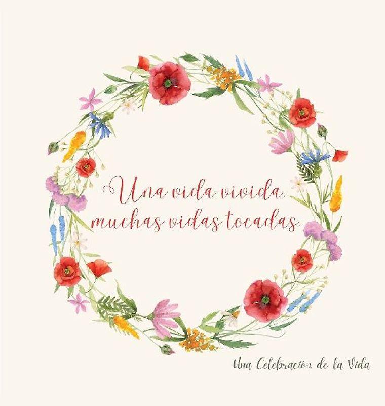 Celebración de la vida, libro funerario, libro de condolencias para firmar (tapa dura).