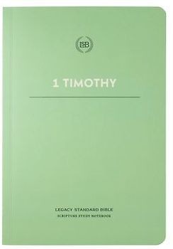 Lsb Scripture Study Notebook: 1 Timothy