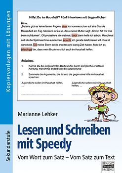 Lesen und Schreiben mit Speedy