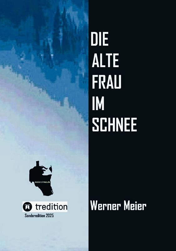 Die alte Frau im Schnee