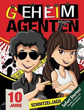 Geheimagenten Schatzsuche für Spionageliebhaber ab 10 Jahren: Diese Schnitzeljagd entführt kleine Agenten in eine Welt kniffliger Rätsel, Geheimnisse und Spiele. (Bravo Schatzsuche)