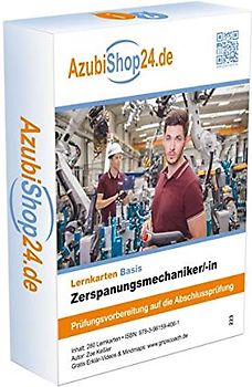 Lernkarten Zerspanungsmechaniker /in Lernkarten Prüfungsvorbereitung