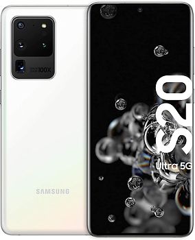 Samsung Galaxy S20 Ultra 5G Dual SIM 128GB cloud white