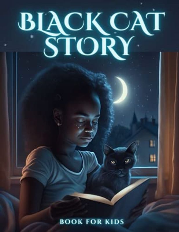 Black Cat story; A Journey of Hope and Love. Storybook, Motivational Book For kids, Children's books, Early reader books, cats Stories