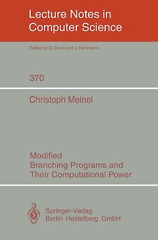 Modified Branching Programs and Their Computational Power