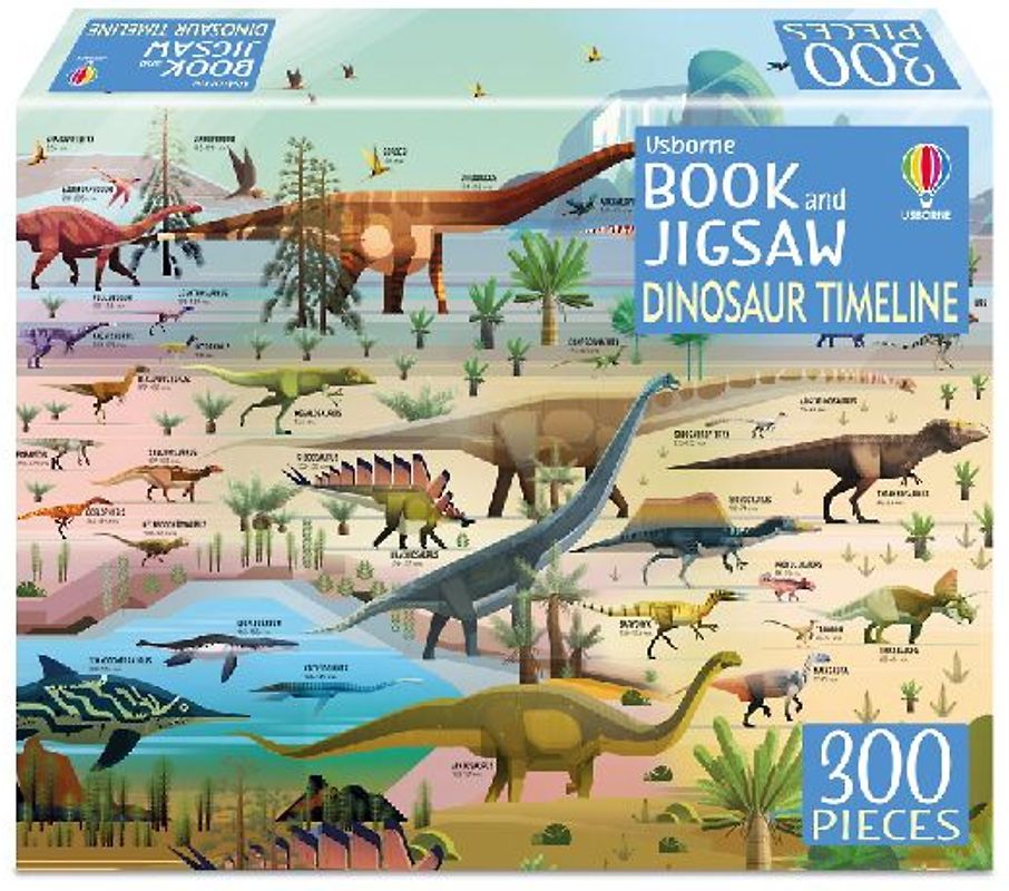 Book and Jigsaw Dinosaur Timeline