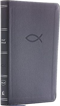 Nkjv, Thinline Bible Youth Edition, Leathersoft, Gray, Red Letter Edition, Comfort Print