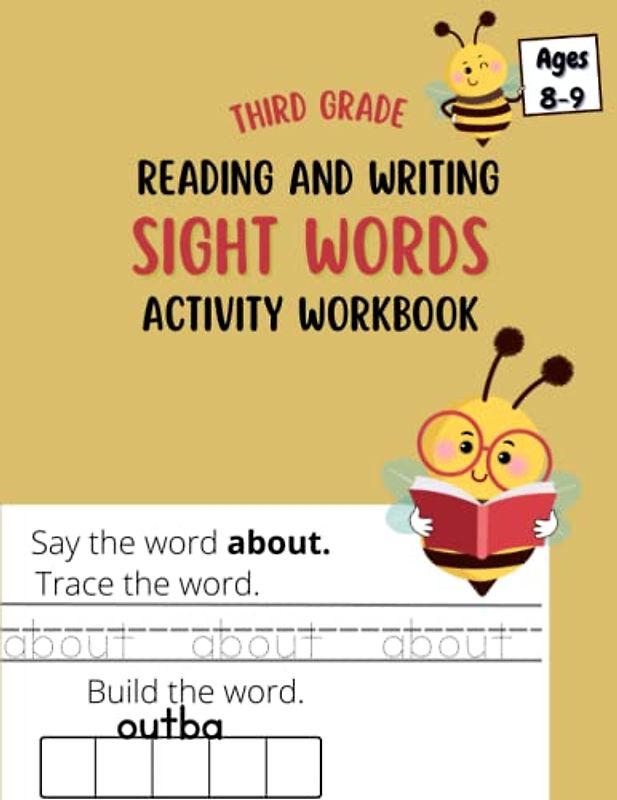 Third Grade Reading and Writing Sight Words Activity Workbook: Ages 8-9 | 2nd and 3rd Grade Workbook | Reading & Phonics Activities |High Frequency Words