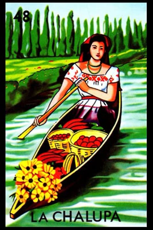 La Chalupa - La Lotería Card Notebook: See Inside All 54 Mexicana Loteria Cards with Translations and Explains Cuaderno y Diario. Traditional Mexican ... Game Fans! (Smarty La Lotería, Band 48)