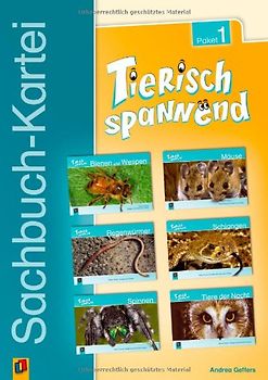 Sachbuch-Kartei: Tierisch spannend - Paket 1