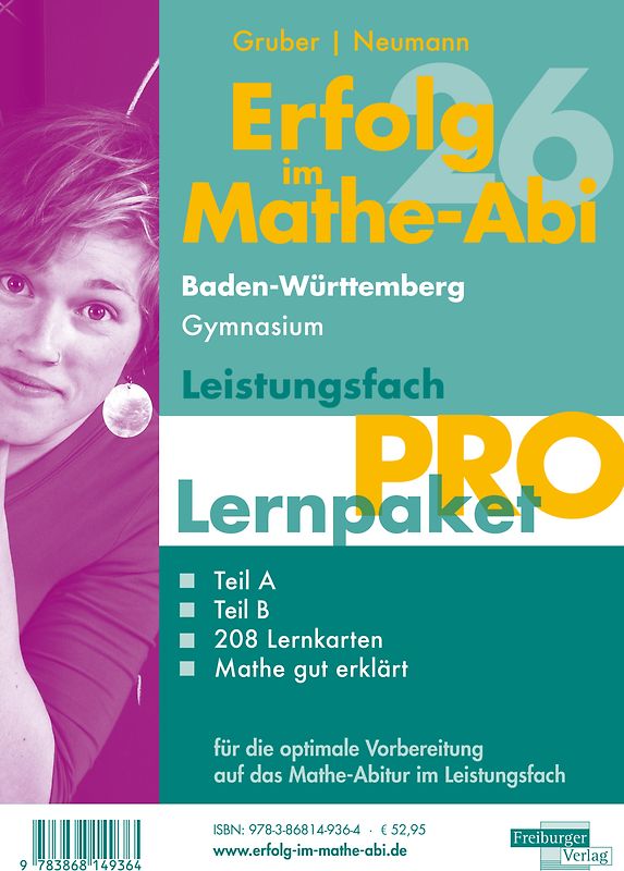 Erfolg im Mathe-Abi 2026 Lernpaket Leistungsfach 'Pro' Baden-Württemberg Gymnasium