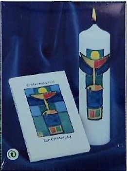 Erstkommunion. Zur Erinnerung. Geschenkset mit Kerze