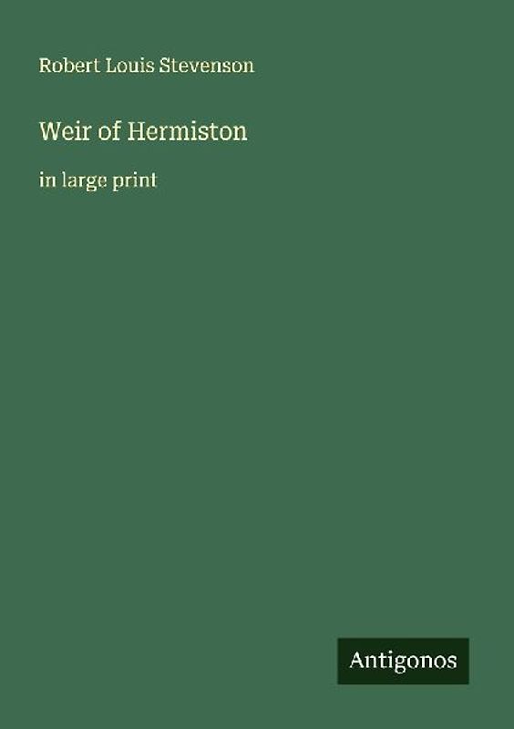 Weir of Hermiston