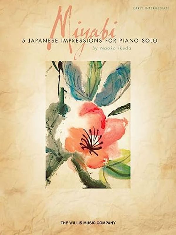 Ikeda Naoko Miyabi Early Elementary Level Collection Piano BK: 5 Japanese Impressions For Piano Solo Early Intermediate
