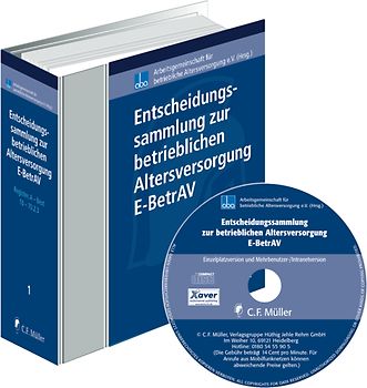 Entscheidungssammlung zur betrieblichen Altersversorgung - E-BetrAV