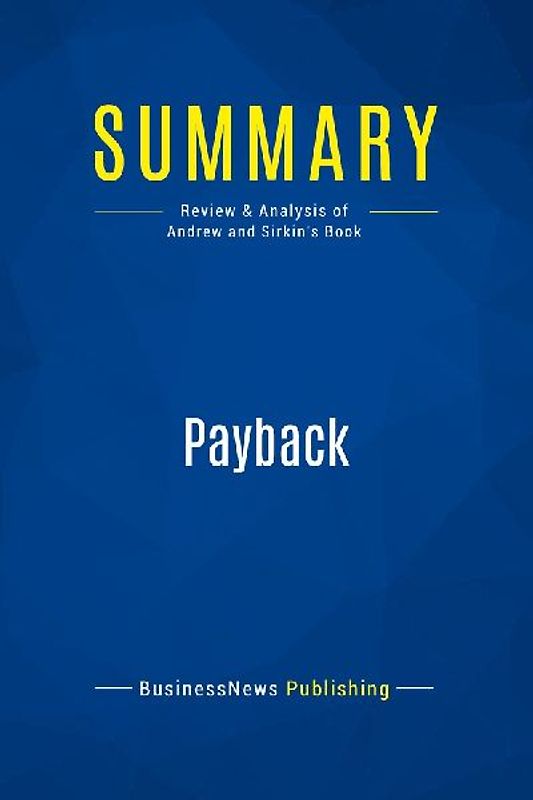 Summary: Payback