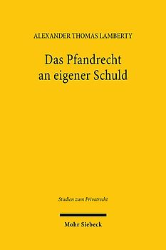 Das Pfandrecht an eigener Schuld