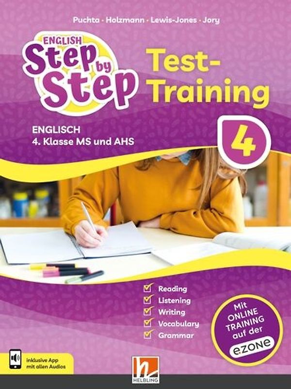 ENGLISH Step by Step 4 (Lehrplan 2023) | Test-Training