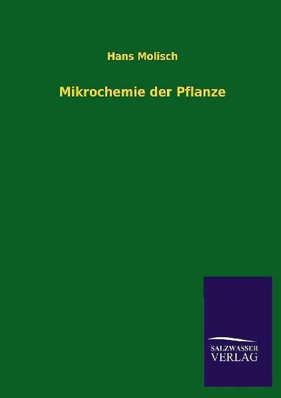 Mikrochemie der Pflanze