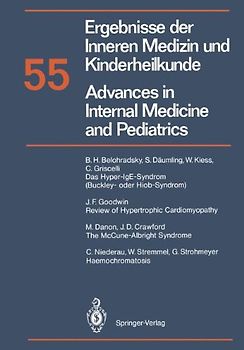 Ergebnisse der Inneren Medizin und Kinderheilkunde / Advances in Internal Medicine and Pediatrics