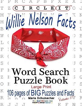 Circle It, Willie Nelson Facts, Word Search, Puzzle Book