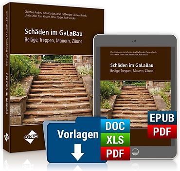Schäden im GaLaBau - Beläge, Treppen, Mauern, Zäune
