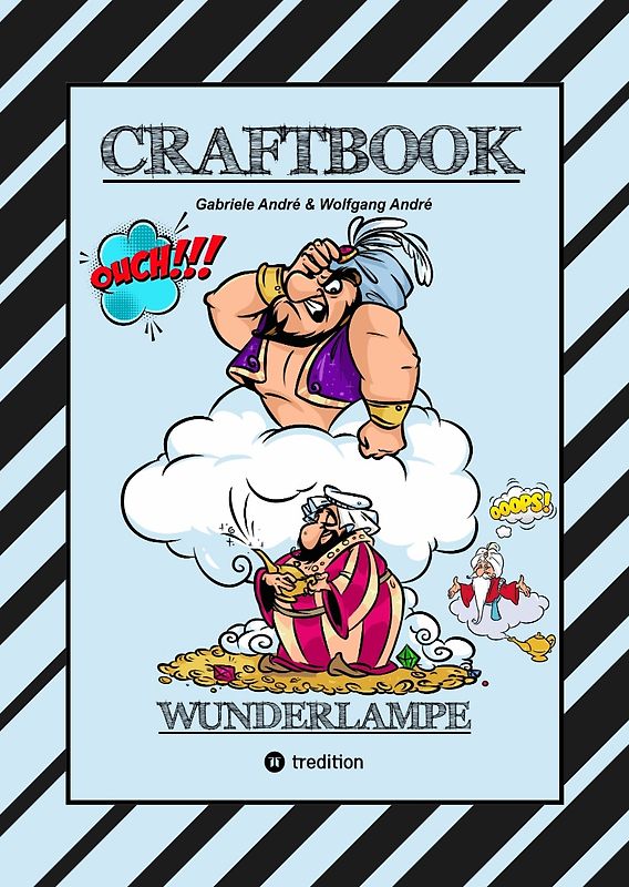 CRAFTBOOK - 100 MAGISCHE MOTIVE AUS DEM MORGENLAND - ORIENT - DSCHINN - FLASCHENGEIST - FLIEGENDER TEPPICH - RÄTSEL