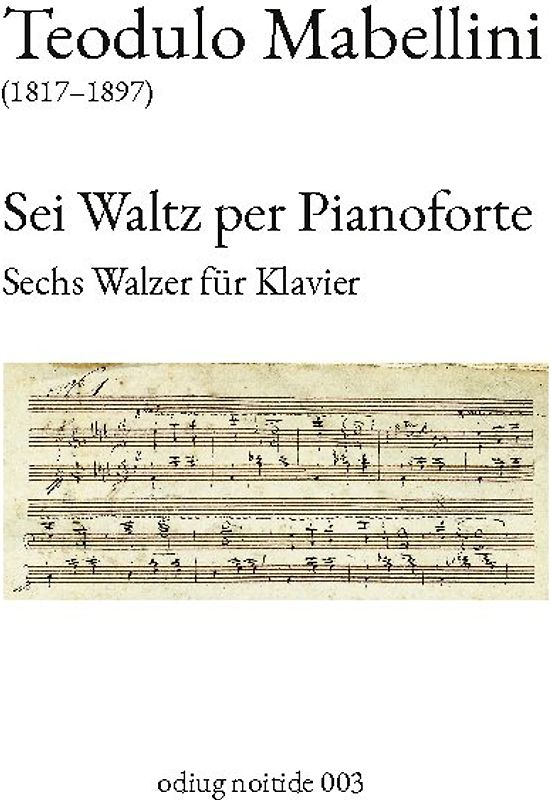 Sei Waltz per Pianoforte