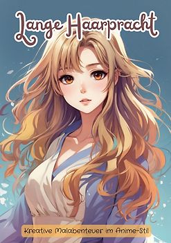 Lange Haarpracht im Anime-Stil