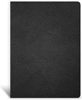 KJV Single-Column Wide-Margin Bible, Holman Handcrafted Collection, Black Premium Goatskin