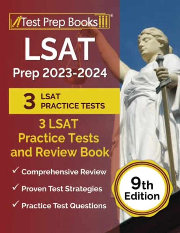 LSAT Prep 2023-2024: 3 LSAT Practice Tests and Review Book: [9th Edition]