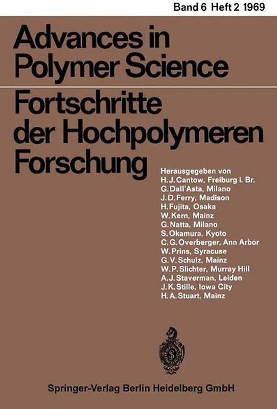 Fortschritte der Hochpolymeren-Forschung