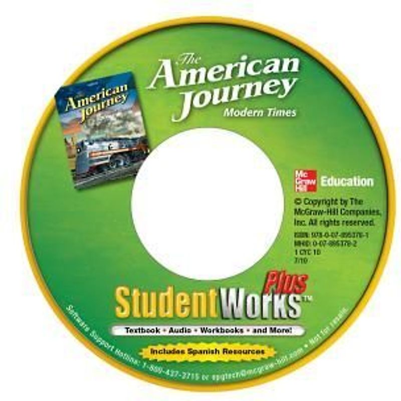The American Journey, Modern Times, Studentworks Plus DVD