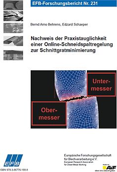 Nachweis der Praxistauglichkeit einer Online-Schneidspaltregelung zur Schnittgratminimierung