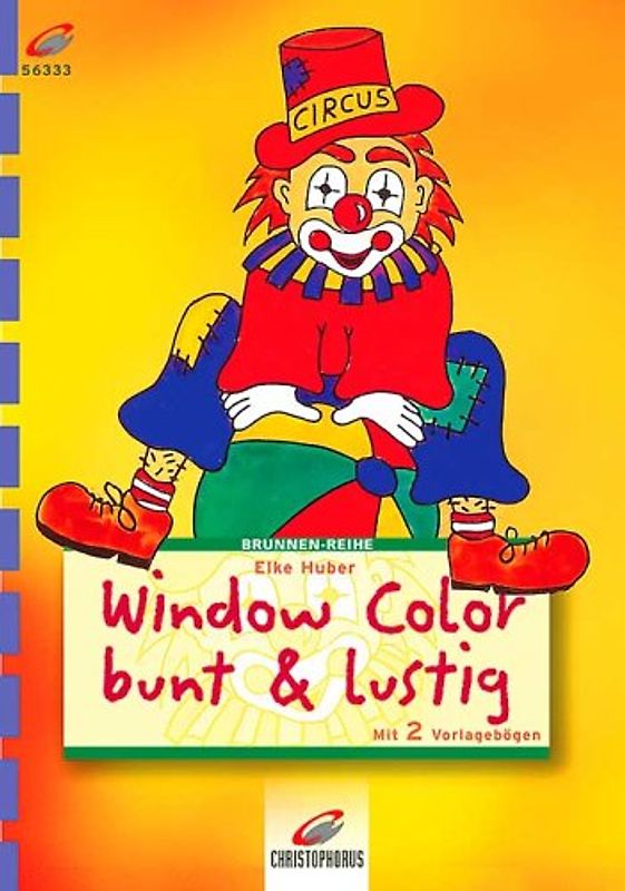 Window Color bunt und lustig. Mit 2 Vorlagebögen