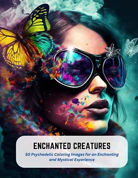 Enchanted Creatures: 50 Psychedelic Coloring Images for an Enchanting and Mystical Experience