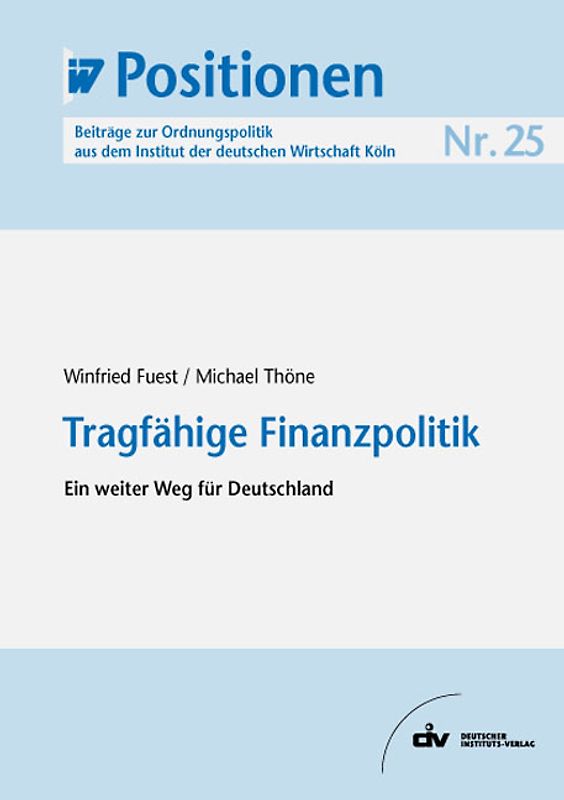 Tragfähige Finanzpolitik