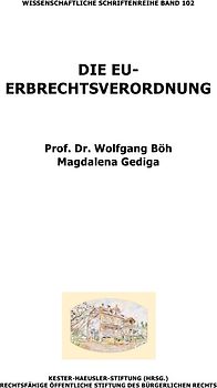 Die EU-Erbrechtsverordnung