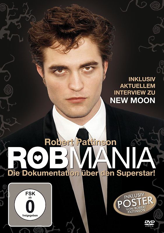 Robmania - Robert Pattinson - Die Dokumentation über den Superstar inkl. Poster und aktuellem Interview zu 'New Moon'! DVD