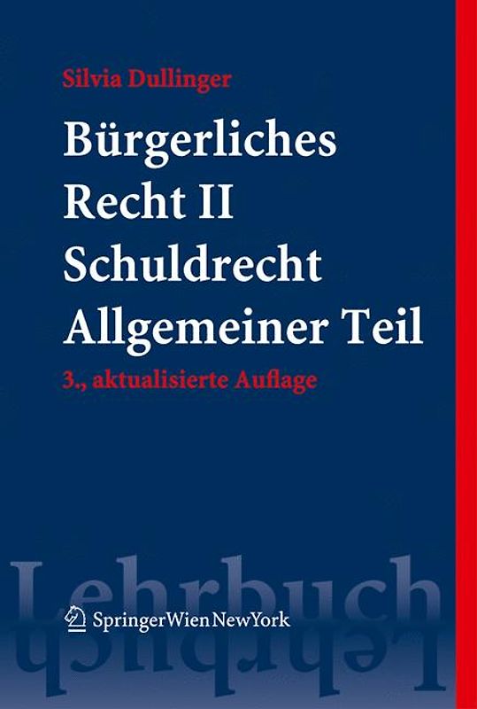 Bürgerliches Recht II. Schuldrecht. Allgemeiner Teil