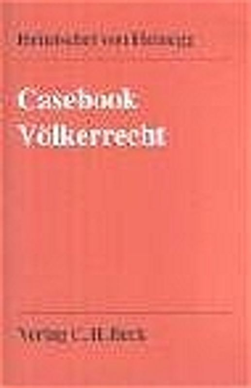 Casebook Völkerrecht