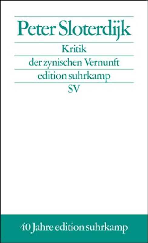 Kritik der zynischen Vernunft